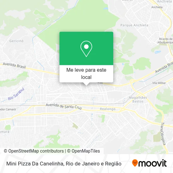 Mini Pizza Da Canelinha mapa