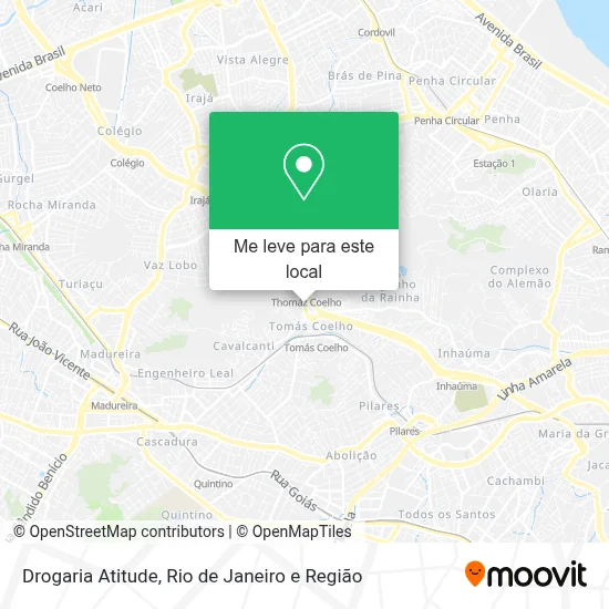 Drogaria Atitude mapa
