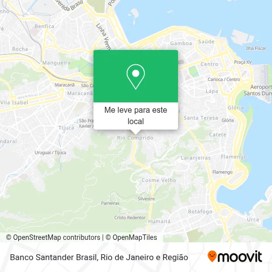 Banco Santander Brasil mapa