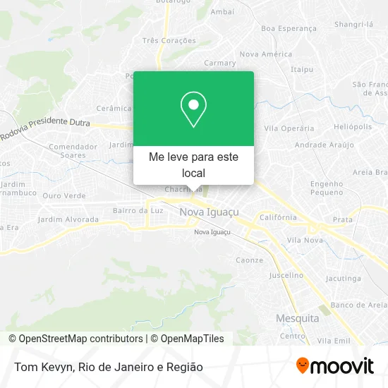 Tom Kevyn mapa