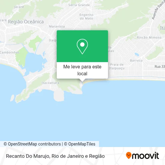 Recanto Do Marujo mapa