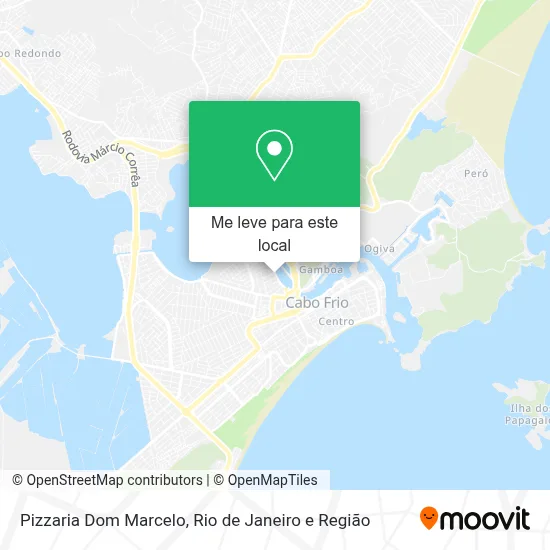 Pizzaria Dom Marcelo mapa