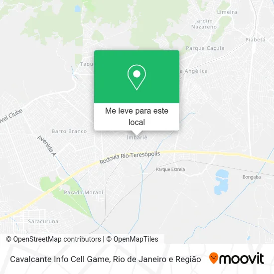 Cavalcante Info Cell Game mapa