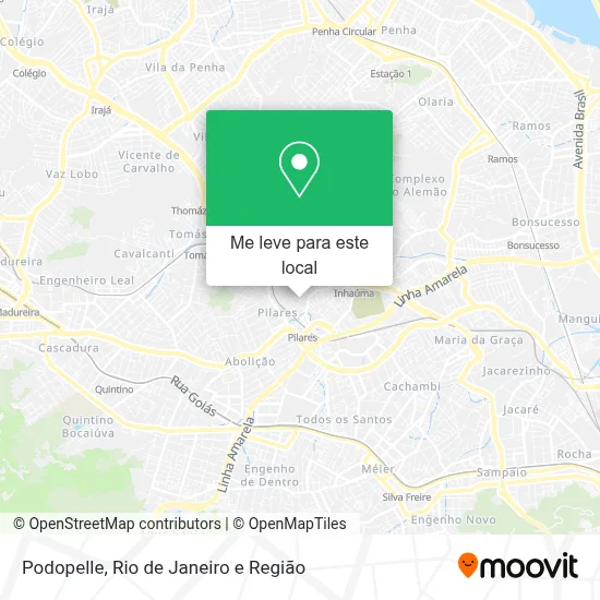 Podopelle mapa