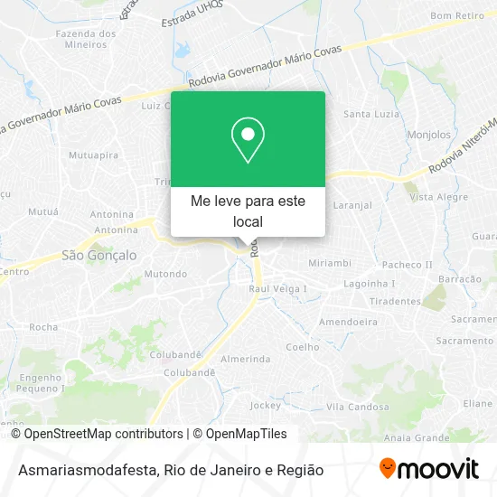 Asmariasmodafesta mapa
