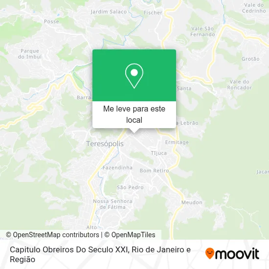 Capitulo Obreiros Do Seculo XXI mapa