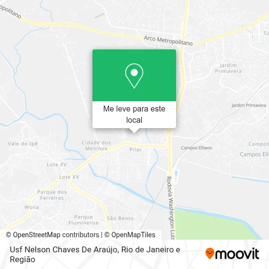 Usf Nelson Chaves De Araújo mapa