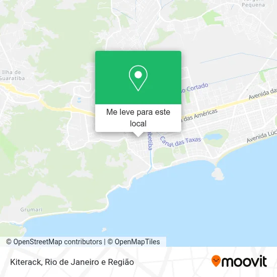 Kiterack mapa