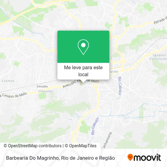 Barbearia Do Magrinho mapa