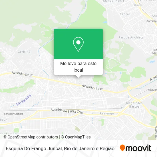 Esquina Do Frango Juncal mapa