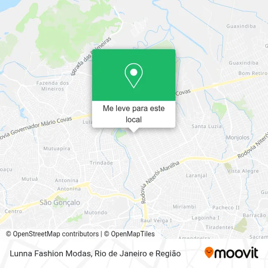 Lunna Fashion Modas mapa
