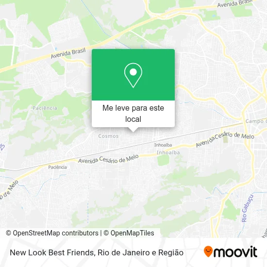 New Look Best Friends mapa
