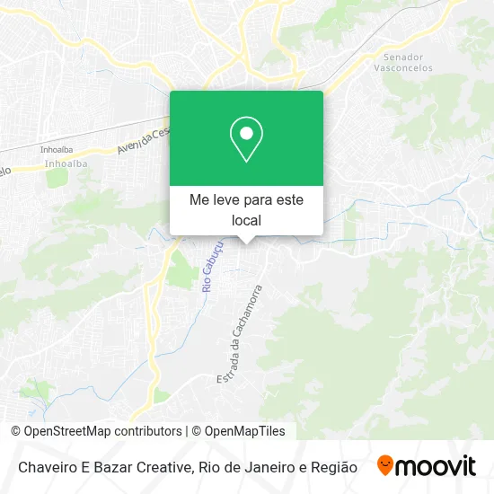 Chaveiro E Bazar Creative mapa