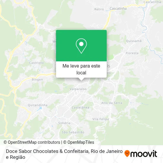 Doce Sabor Chocolates & Confeitaria mapa