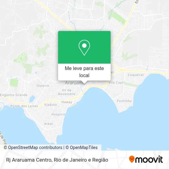 Rj Araruama Centro mapa