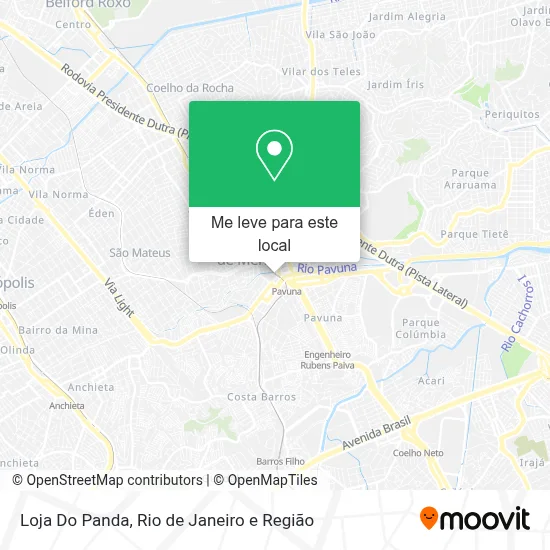 Loja Do Panda mapa
