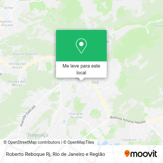 Roberto Reboque Rj mapa
