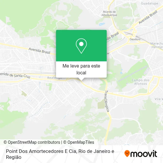 Point Dos Amortecedores E Cia mapa