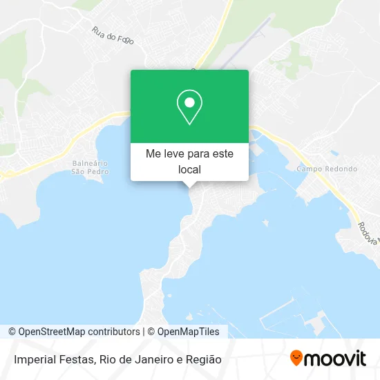 Imperial Festas mapa