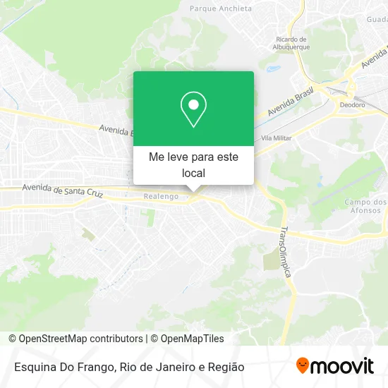 Esquina Do Frango mapa