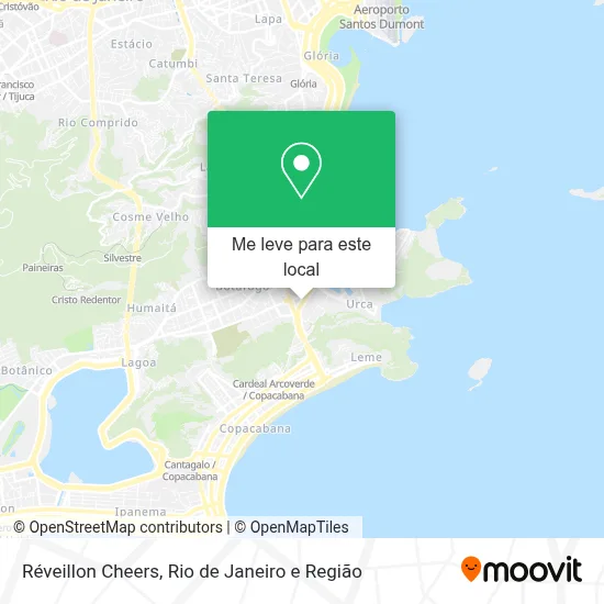 Réveillon Cheers mapa