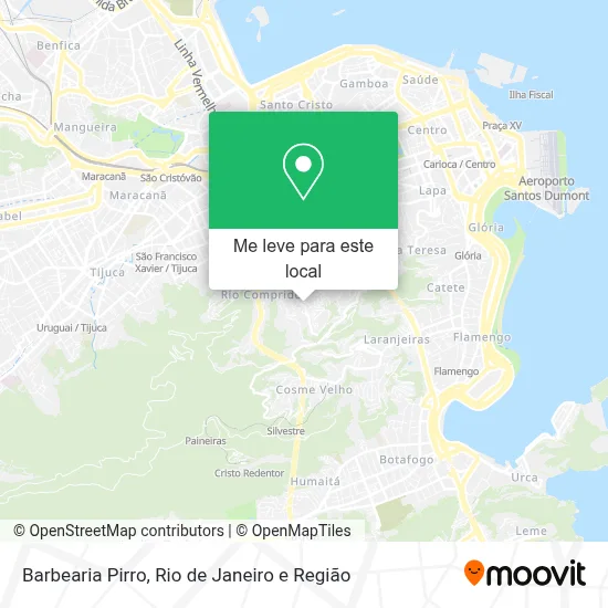 Barbearia Pirro mapa