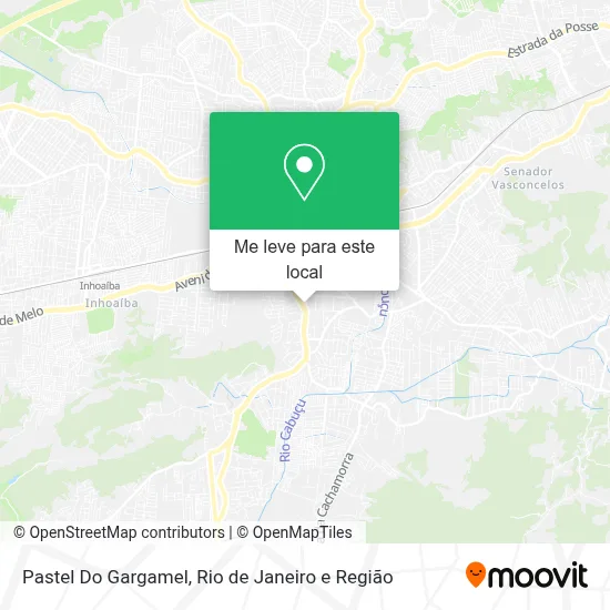 Pastel Do Gargamel mapa