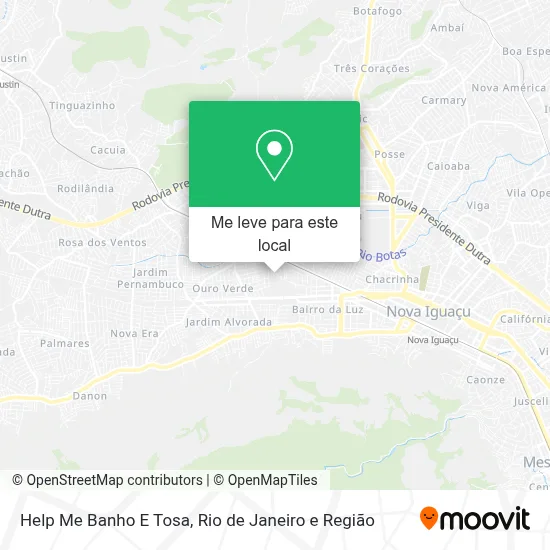 Help Me Banho E Tosa mapa