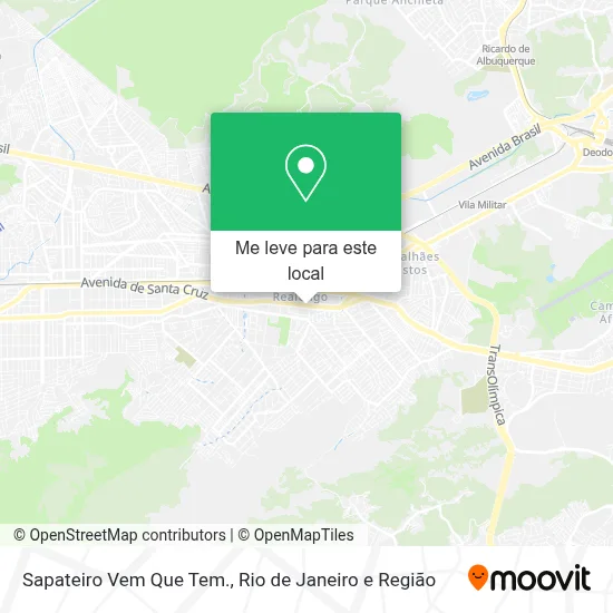 Sapateiro Vem Que Tem. mapa