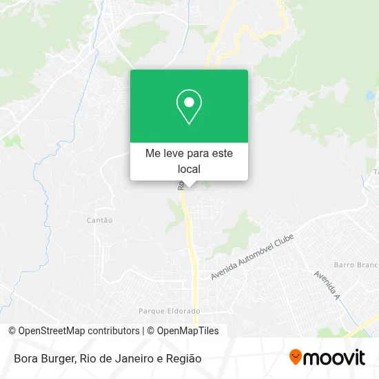 Bora Burger mapa