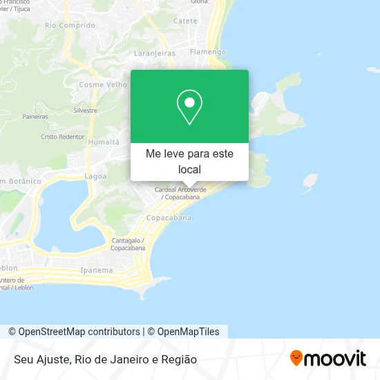 Seu Ajuste mapa