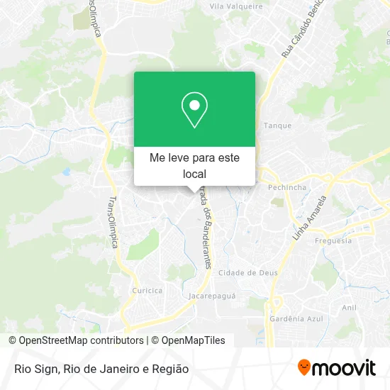 Rio Sign mapa
