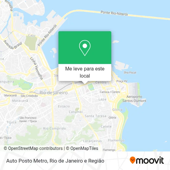Auto Posto Metro mapa