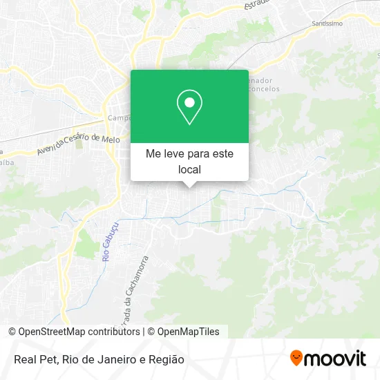 Real Pet mapa