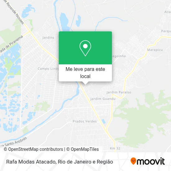 Rafa Modas Atacado mapa