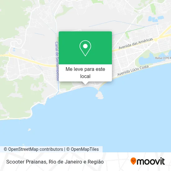 Scooter Praianas mapa
