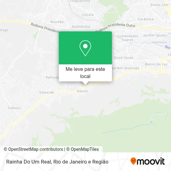 Rainha Do Um Real mapa