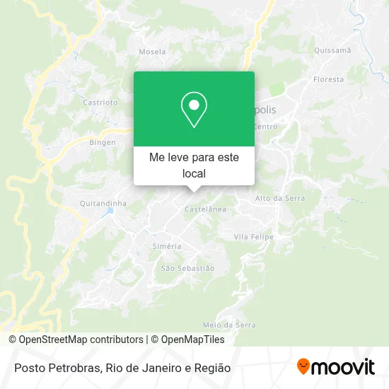 Posto Petrobras mapa