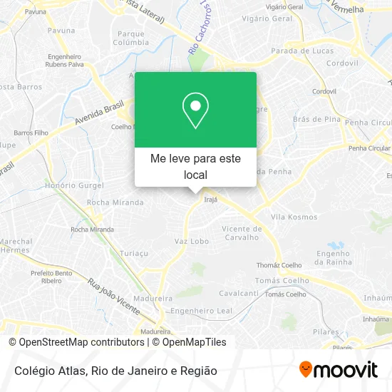 Colégio Atlas mapa