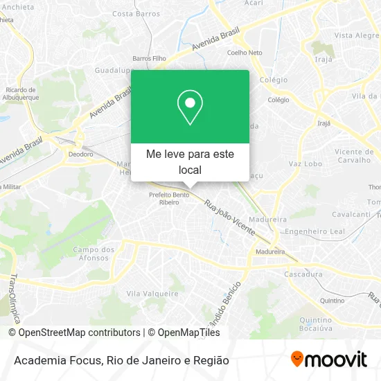 Academia Focus mapa