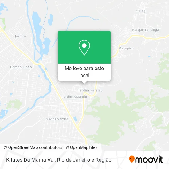 Kitutes Da Mama Val mapa
