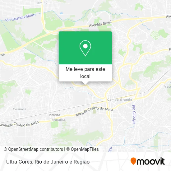Ultra Cores mapa