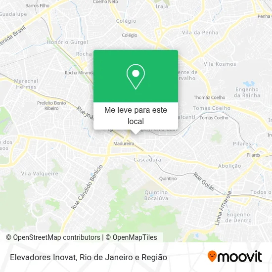 Elevadores Inovat mapa