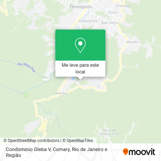 Condomínio Gleba V, Comary mapa