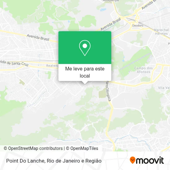 Point Do Lanche mapa