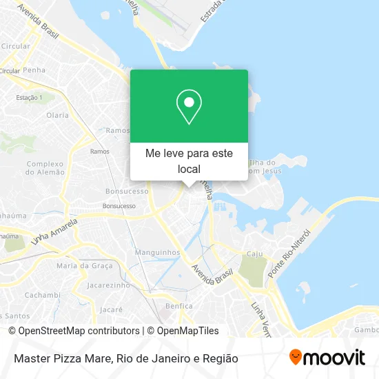 Master Pizza Mare mapa
