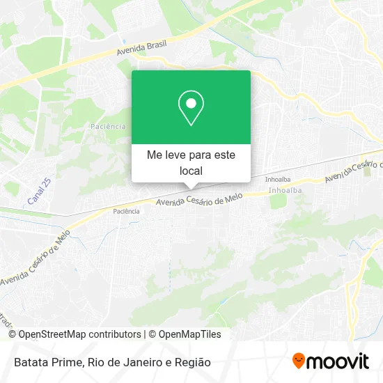 Batata Prime mapa