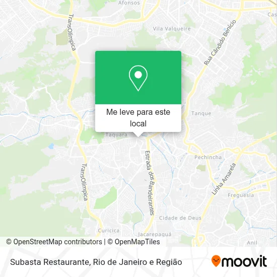 Subasta Restaurante mapa