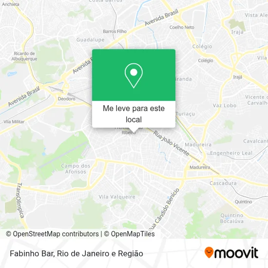 Fabinho Bar mapa