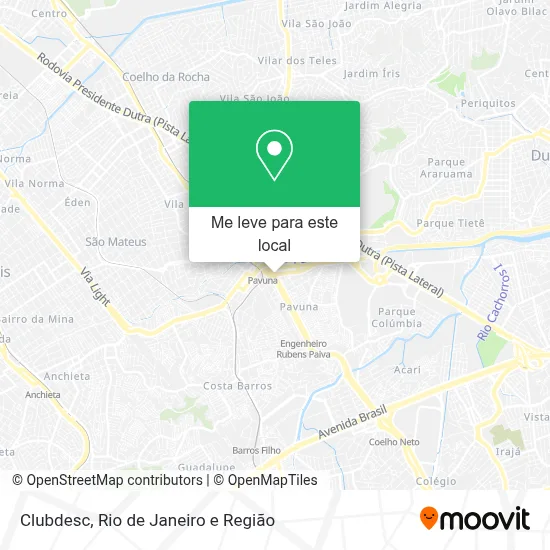 Clubdesc mapa